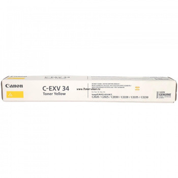  Canon Cartus Toner  C-EXV34Y 